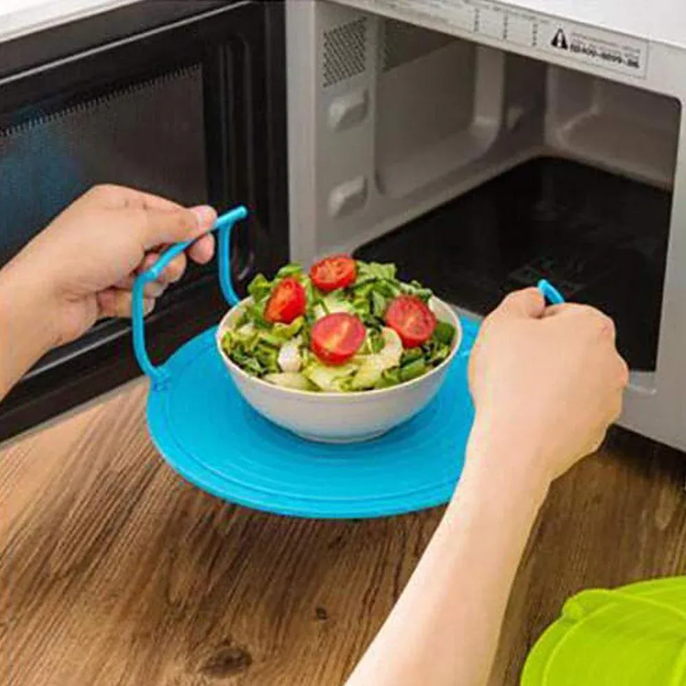 🔥 Compact & Versatile: Microwave Folding Tray Set - 3PCS - Image 3