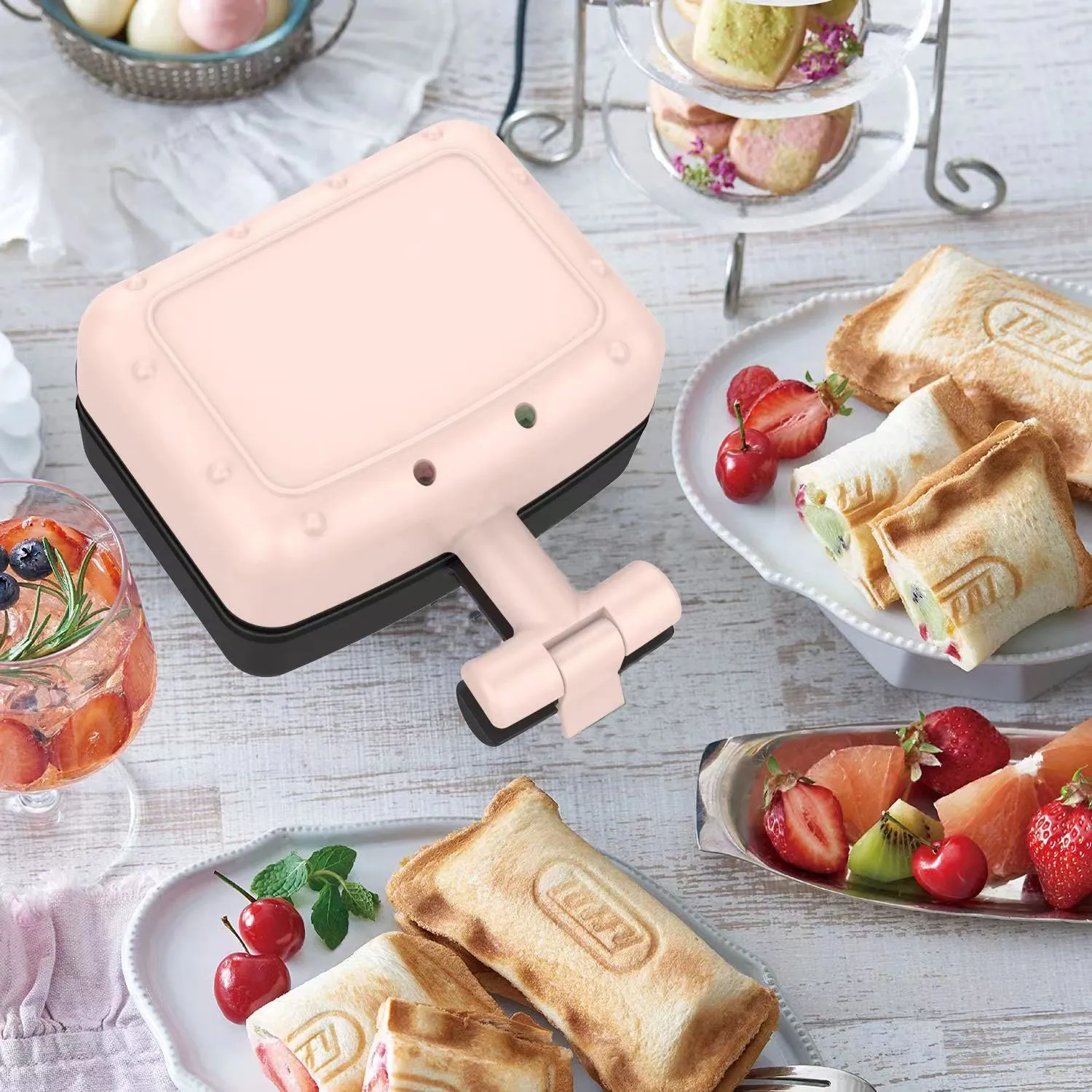 Mini Sandwich and Burger Maker – Dual-Sided Breakfast Machine - Image 2