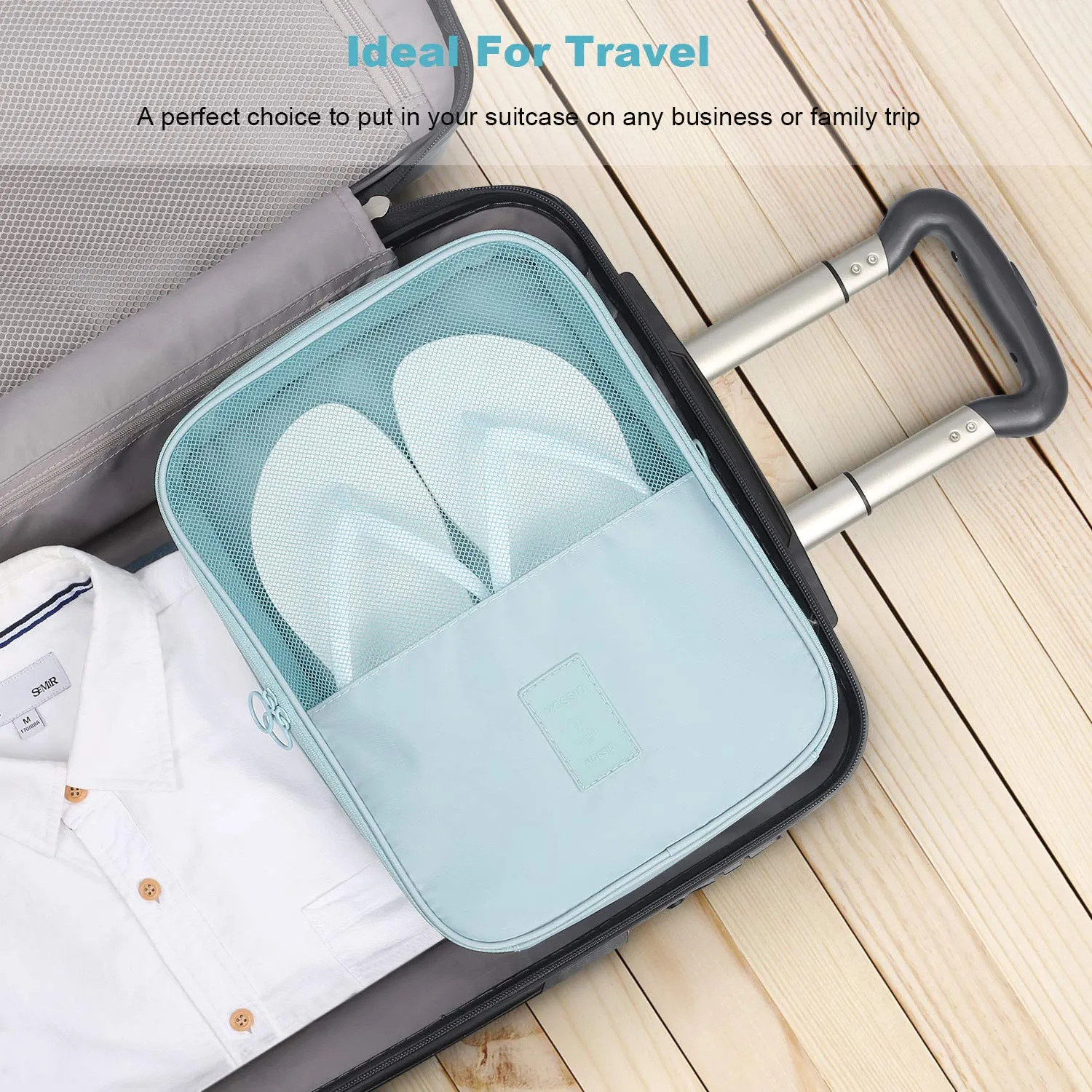 Travel Shoe Bag for 3 Pairs - Image 5