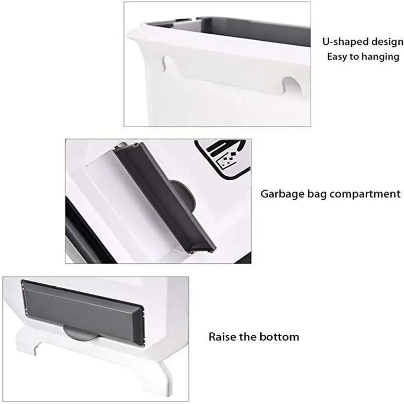 Kitchen Cabinet Foldable Trash Can - Image 8