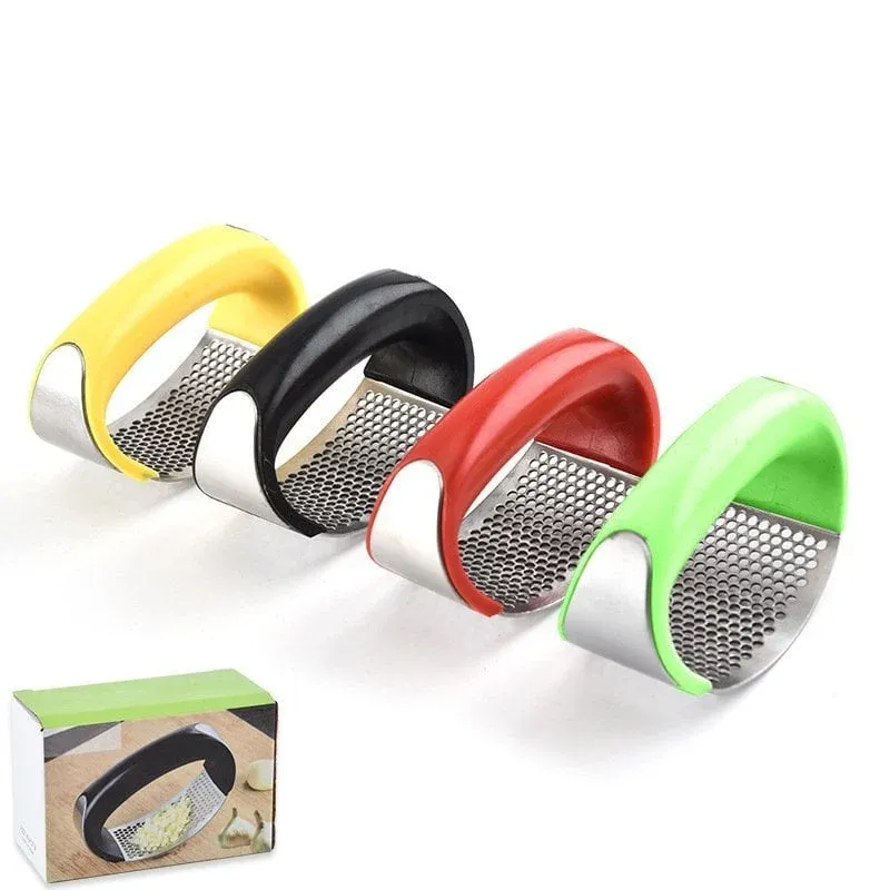 Stainless Steel Garlic Press - Image 3