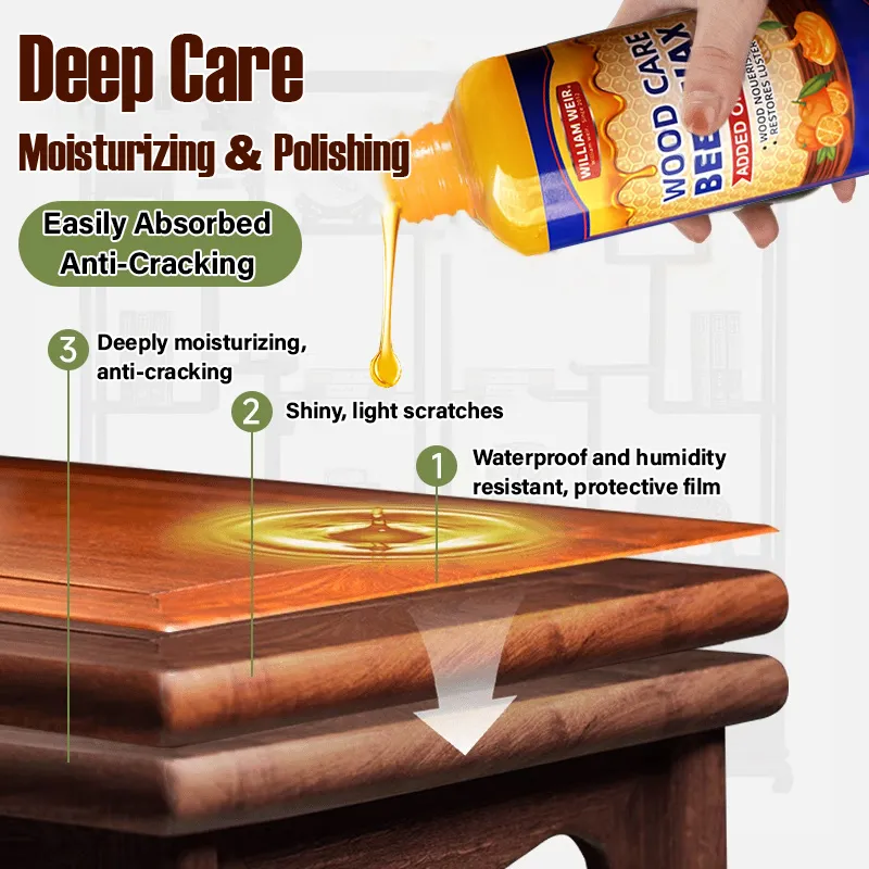 Natural Beeswax & Orange Oil Wood Conditioner - Image 3