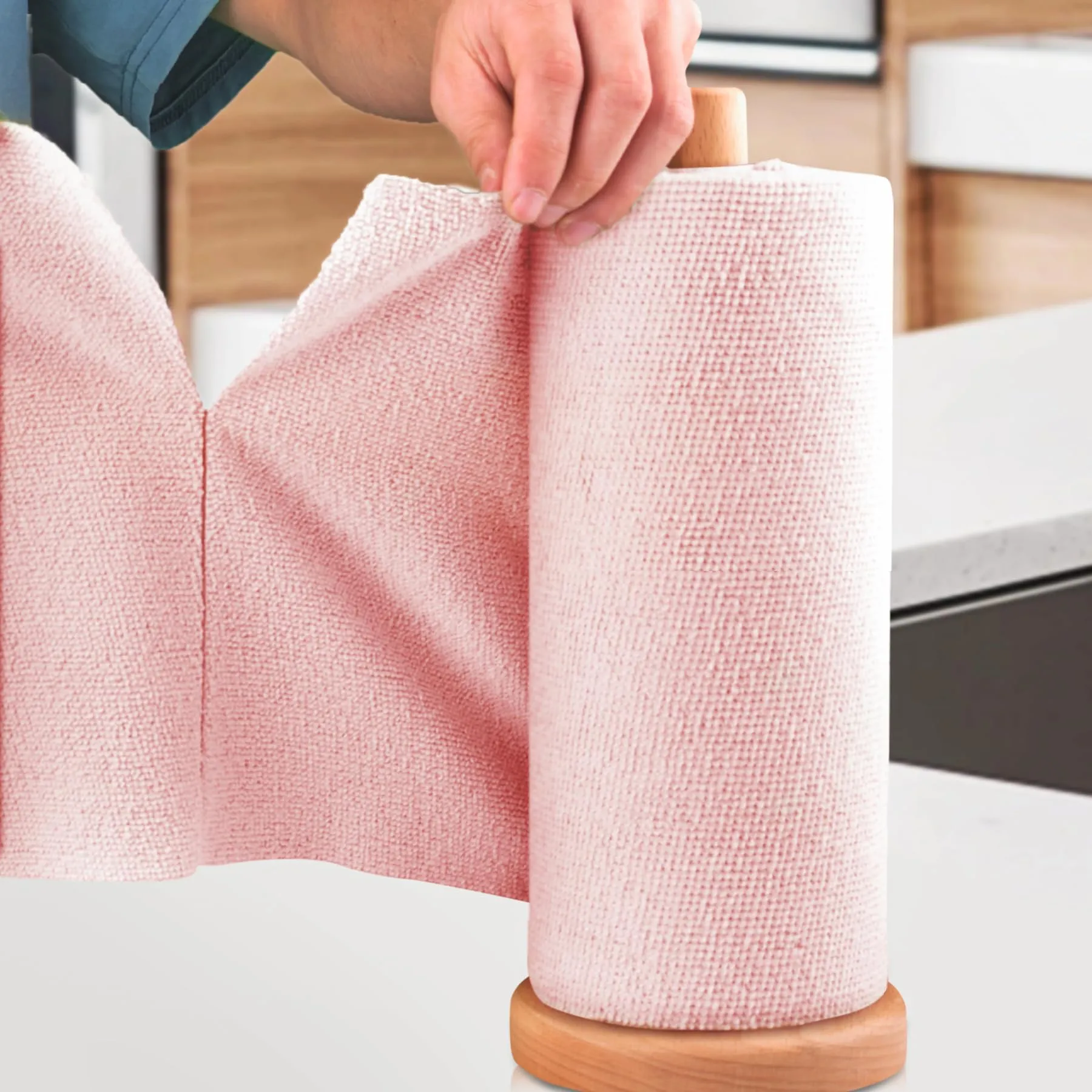 Reusable Microfiber Paper Towels Roll