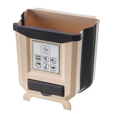 Kitchen Cabinet Foldable Trash Can - Image 11