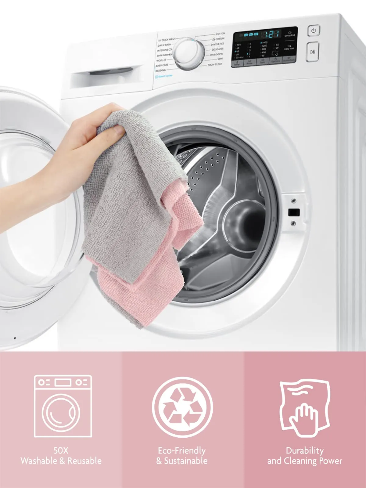 ♻️Reusable Microfiber Paper Towels Roll🧻 | - Image 4