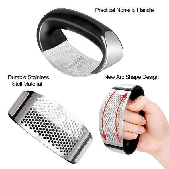 Stainless Steel Garlic Press - Image 7