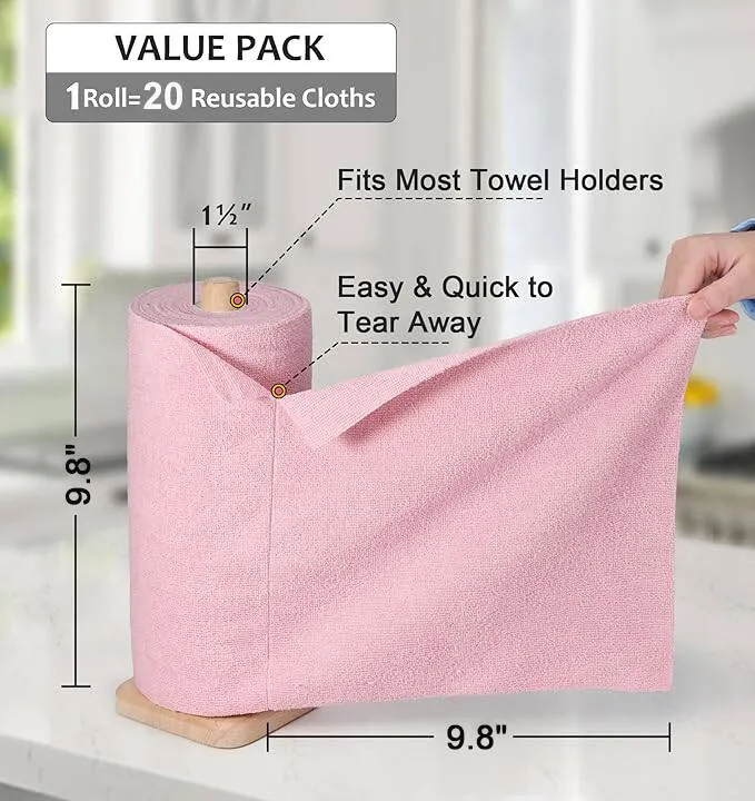 ♻️Reusable Microfiber Paper Towels Roll🧻 | - Image 7