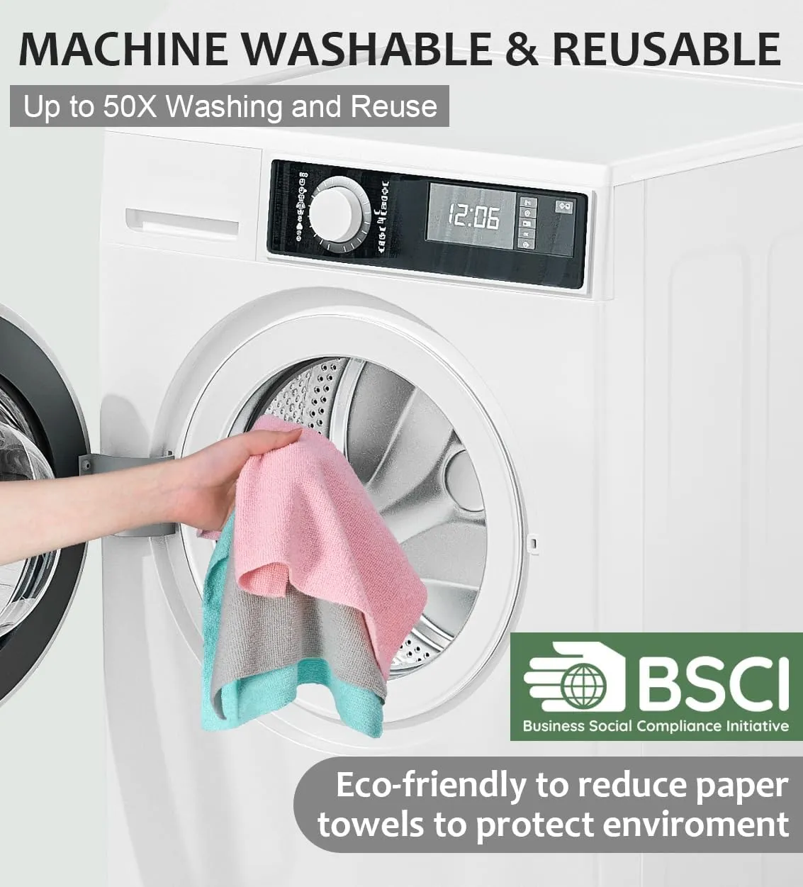 ♻️Reusable Microfiber Paper Towels Roll🧻 | - Image 9