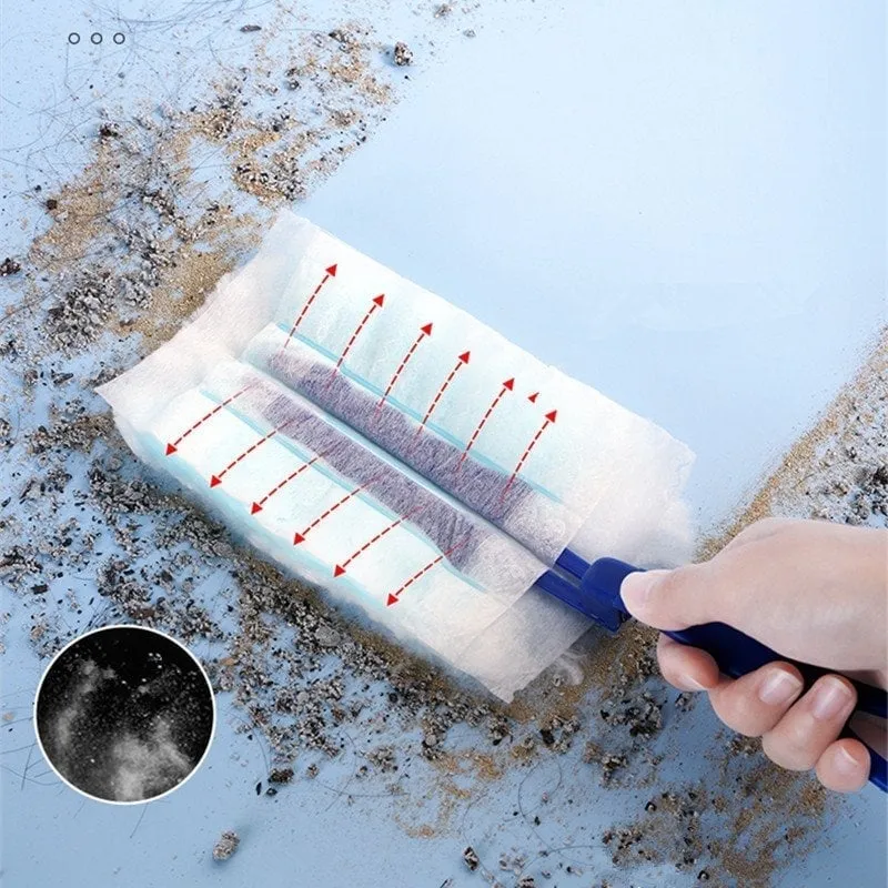 Clean home scene with eco-friendly cleaning tools