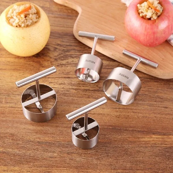 Stainless Steel Multifunction Apple Pear Core Separator Kitchen Tool - Image 2