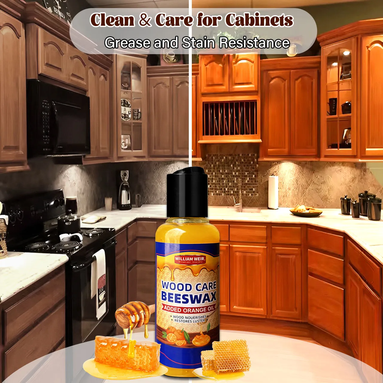 Natural Beeswax & Orange Oil Wood Conditioner - Image 5
