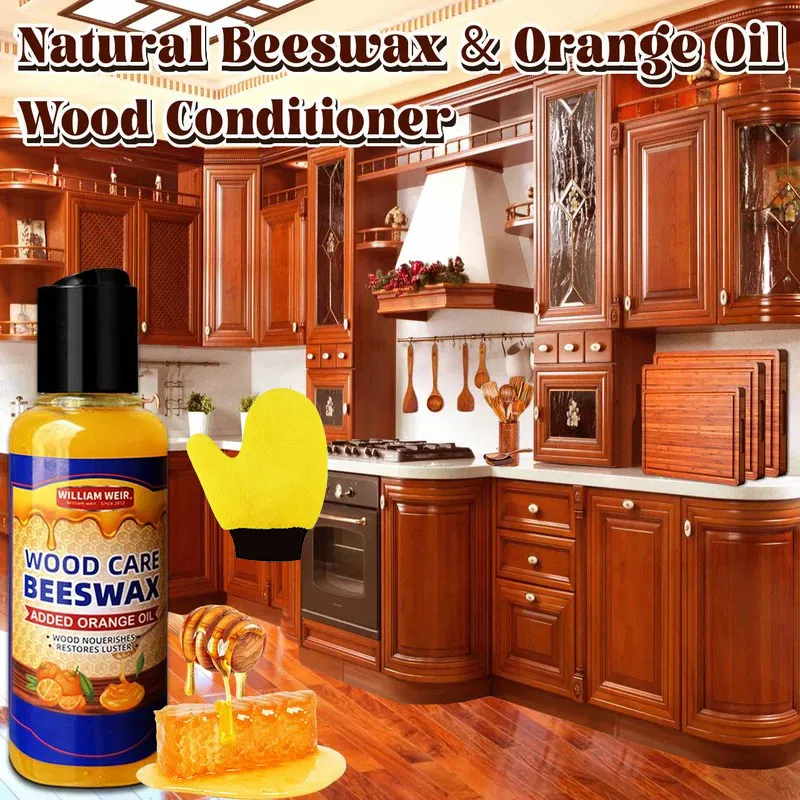 Natural Beeswax & Orange Oil Wood Conditioner – home care essential