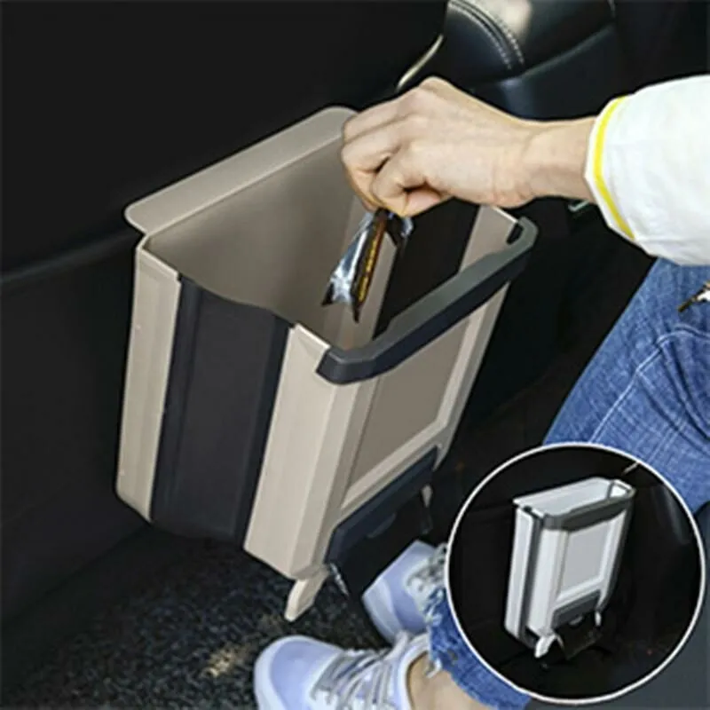 Kitchen Cabinet Foldable Trash Can - Image 6