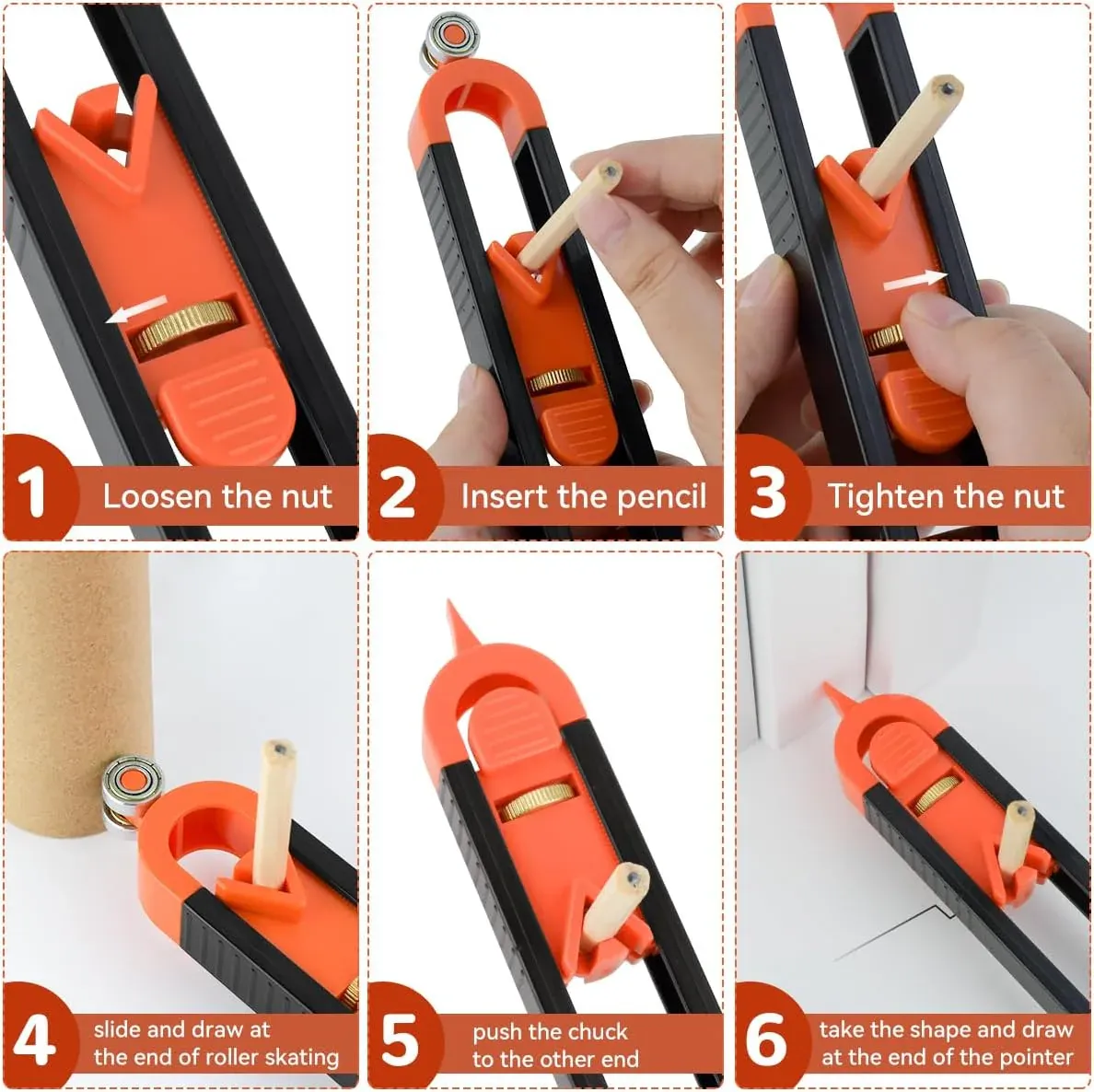 🔥Contour Gauge Scribe Tool with Lock - Image 3
