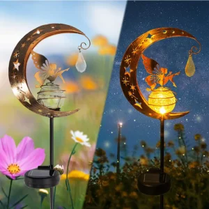 🌙Moon Angel Yard Light