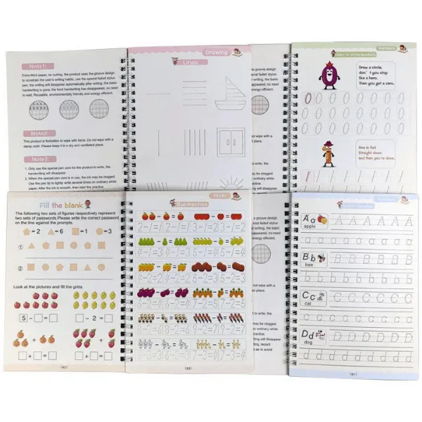 🔥Permanent magic Practice Copybook (4 Pack) + Magic Pen - Image 10
