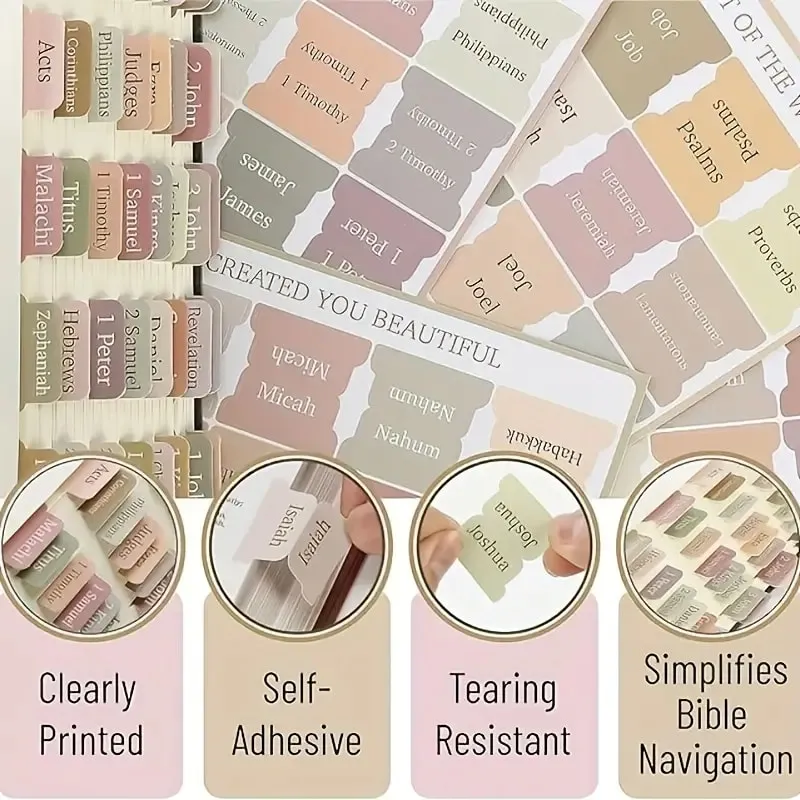 🎁Bible Tab Stickers-Organize and personalize your Bible easily - Image 5