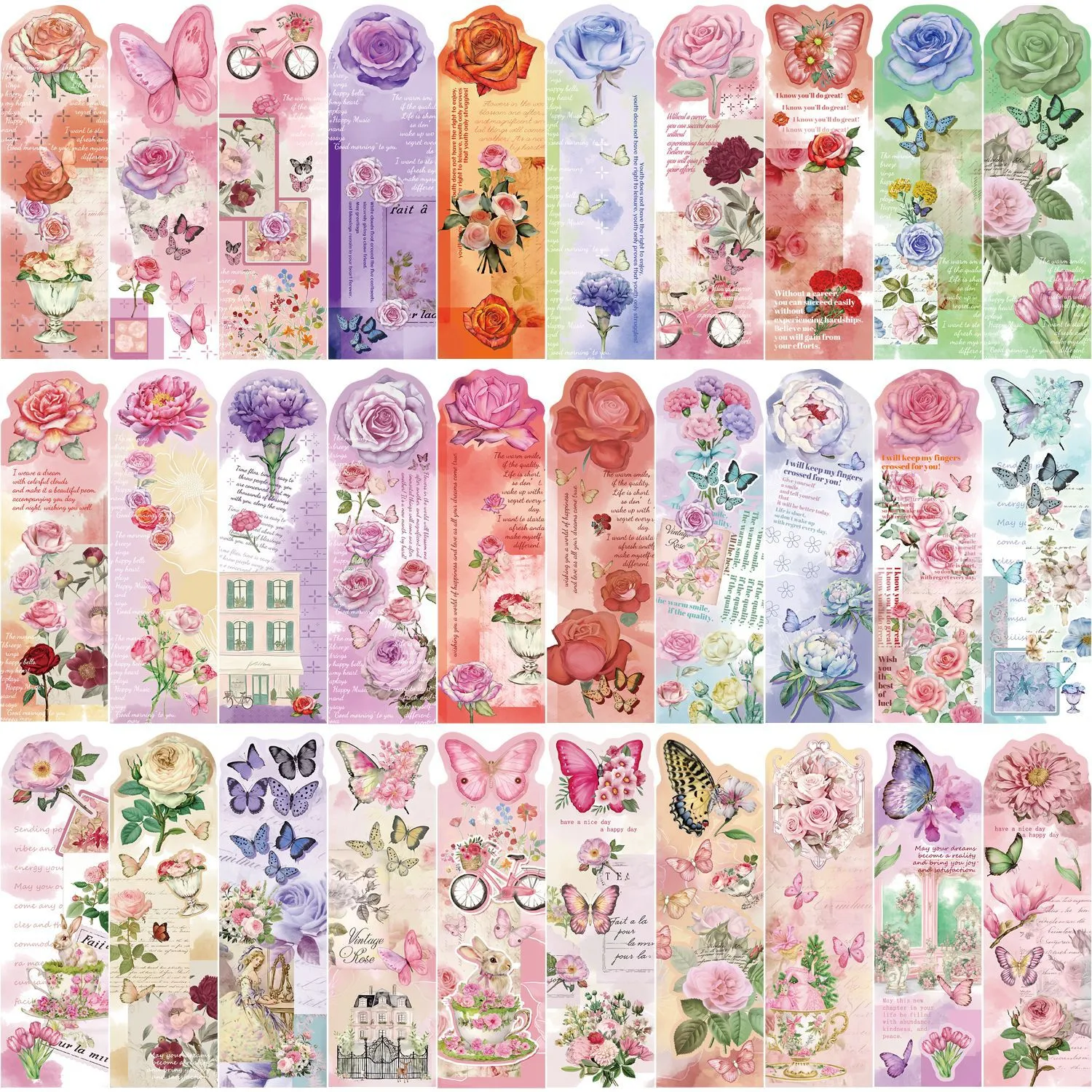 ๐ 30-Pack Bible Verse Cartoon Bookmarks โ Inspire Faith, One Page at a Time - Image 13