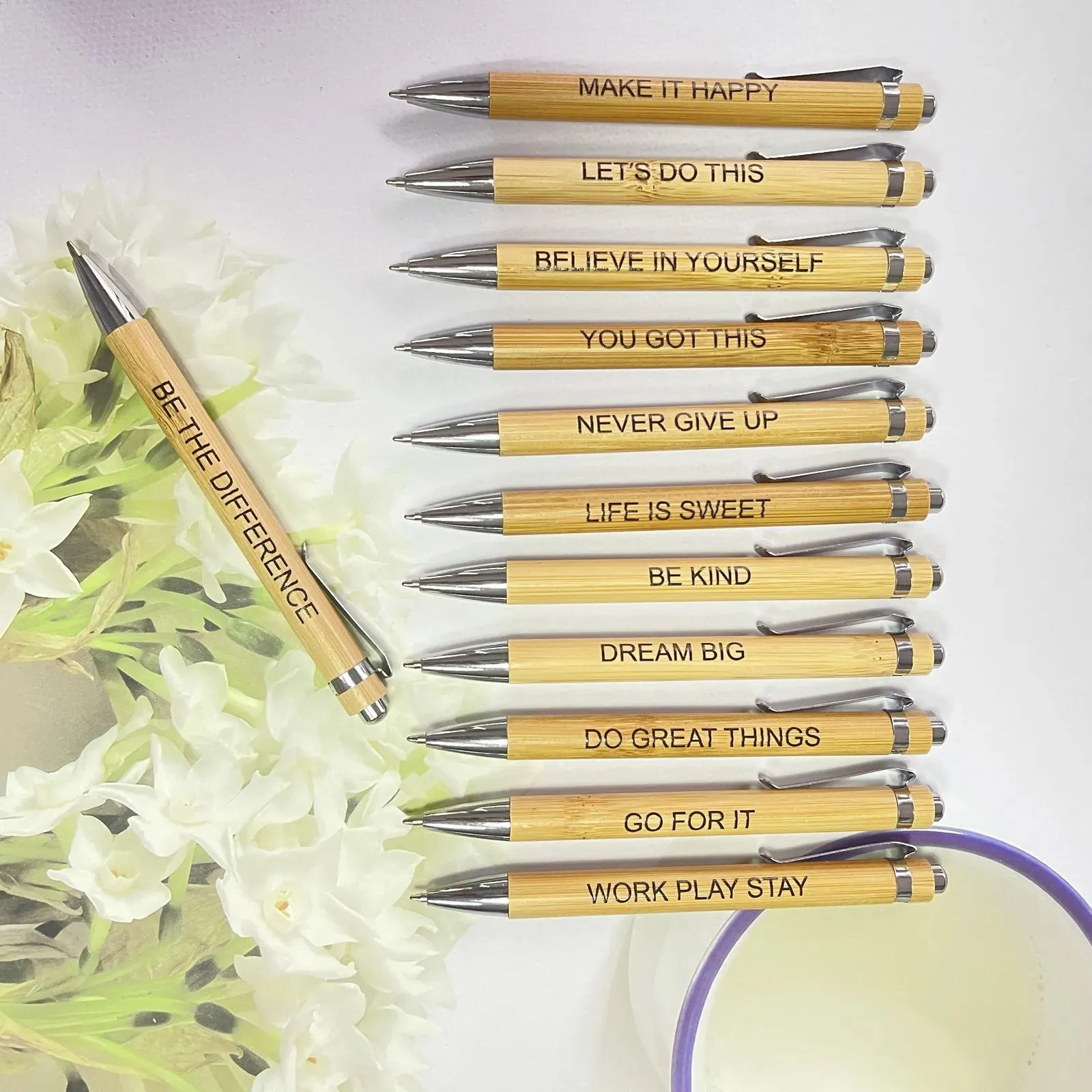 ❤️Affirmation Pencil Set（1 Set of 12 Pcs）