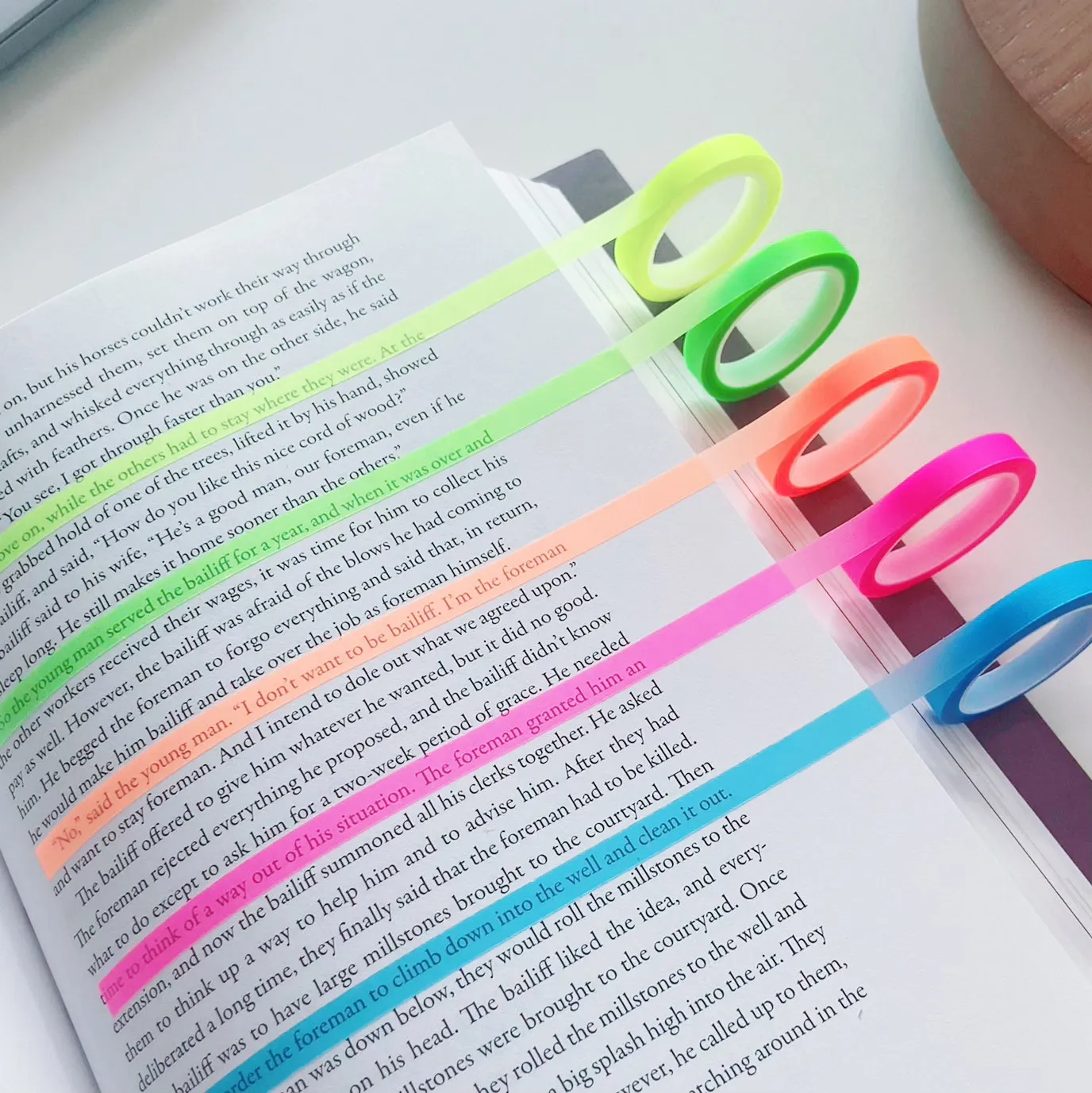 Transparent Highlighter Tape