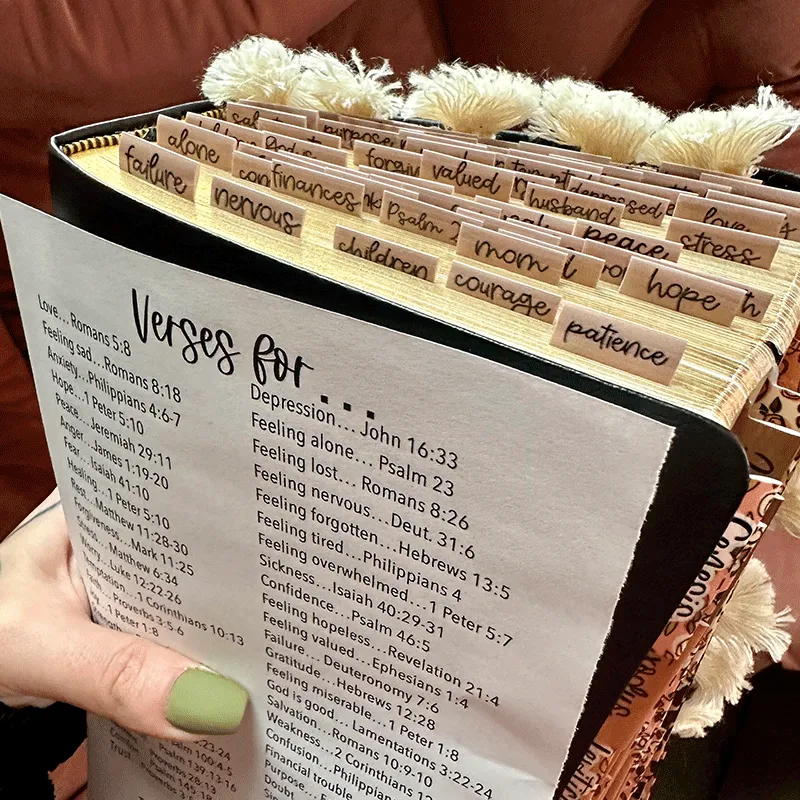 49% OFF-Bible Index Tabs for Prayers