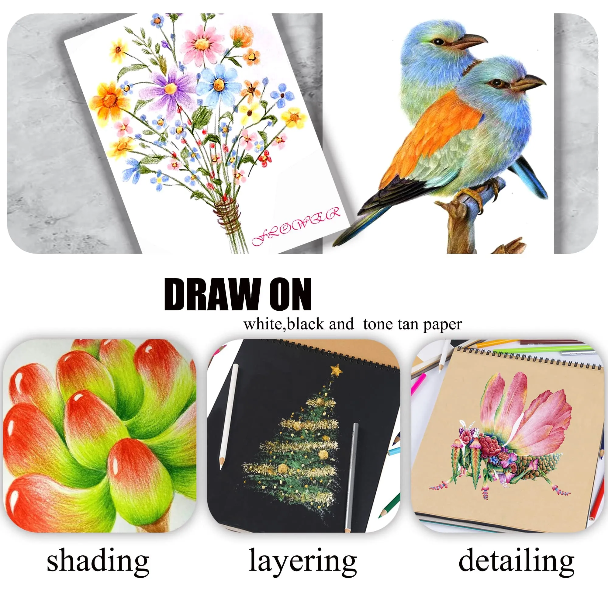 🌈200 PCS Drawing Set - Professional Painting Art Color Pencils🎨 - Image 5