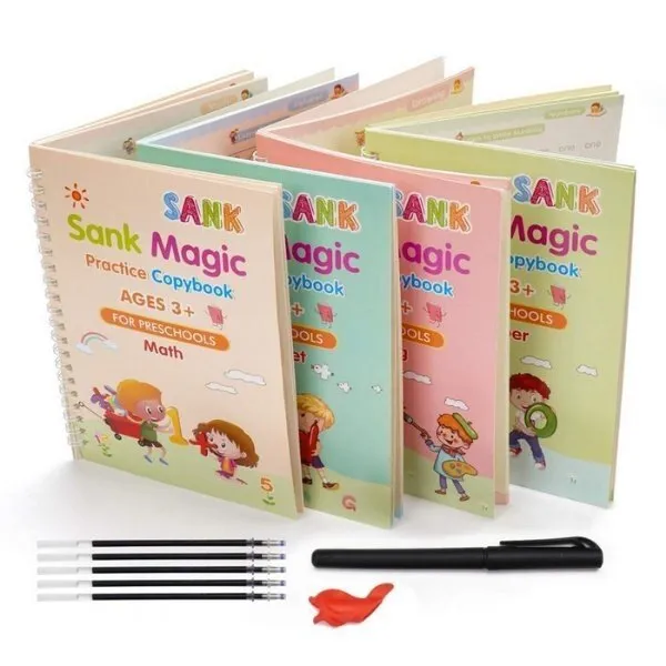 🔥Permanent magic Practice Copybook (4 Pack) + Magic Pen - Image 9