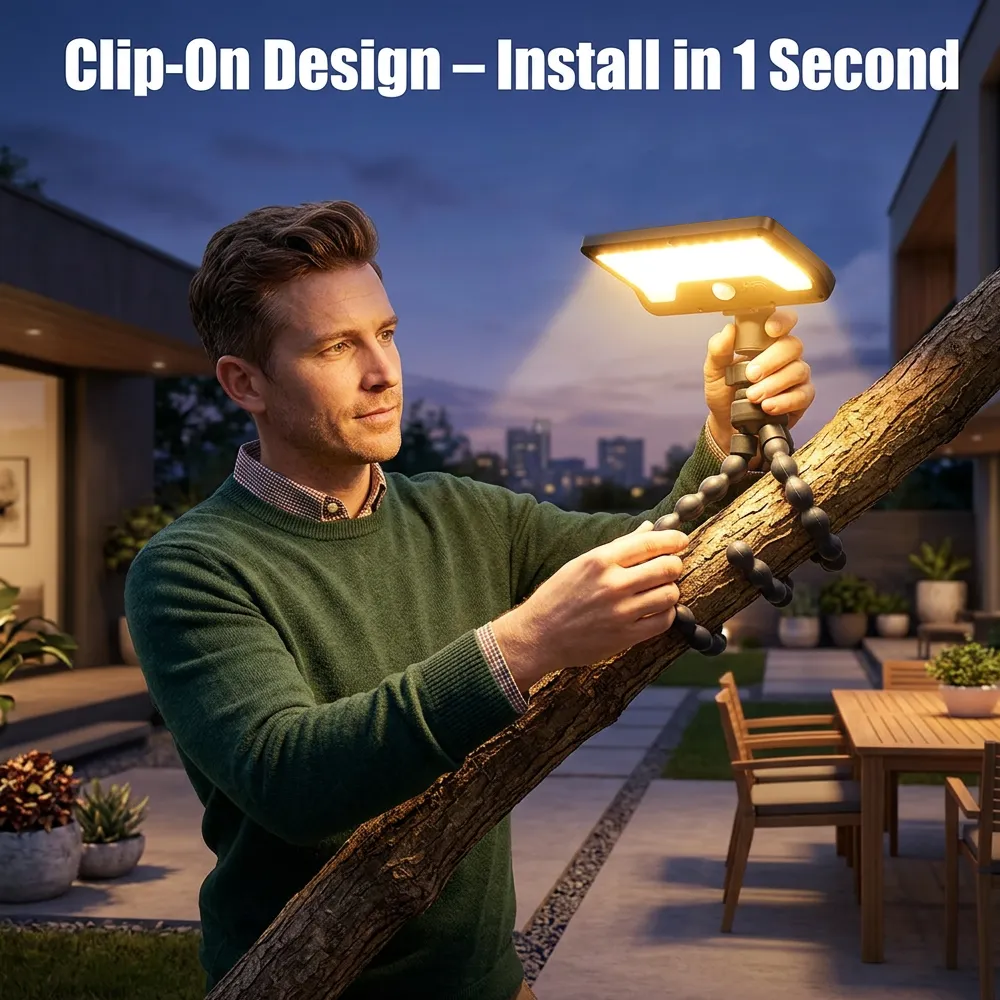 π Outdoor Clip-On Solar Motion Sensor Light - Image 3