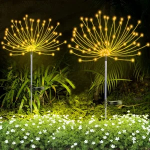 Solar Firework Light with Rainbow Tube