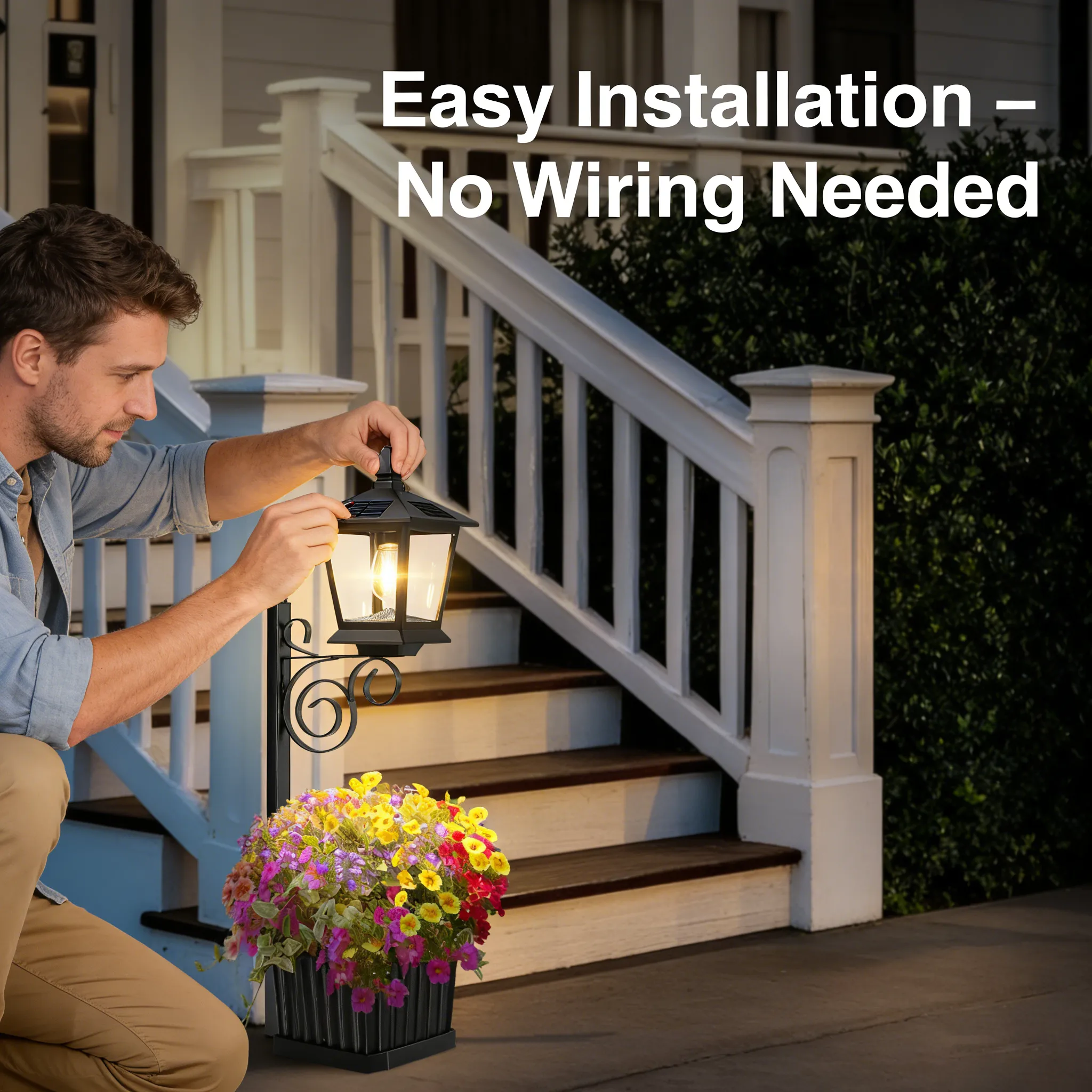 2-in-1 Solar Planter Light: Brighten your patio instantly without messy wires or increasing your electric bill. 💡 - Image 7