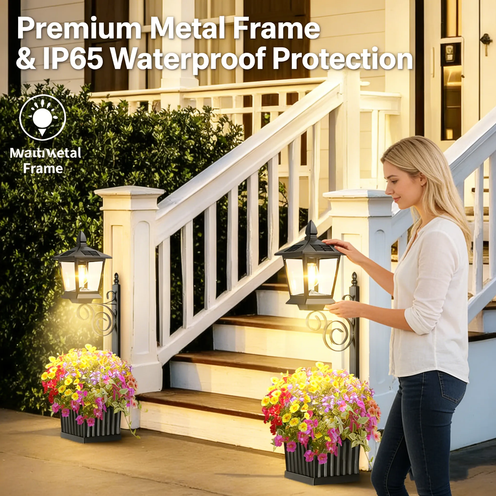 2-in-1 Solar Planter Light: Brighten your patio instantly without messy wires or increasing your electric bill. 💡 - Image 4