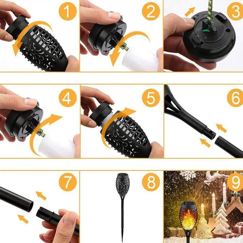 Outdoor Garden Flame Light