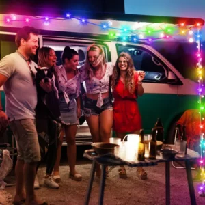 Camping Lichterkette Aufrollbar
