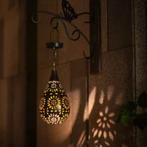 Solar Daisy Water Drops Garden Light