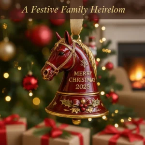 🐎 Handmade Horse Bell Ornament
