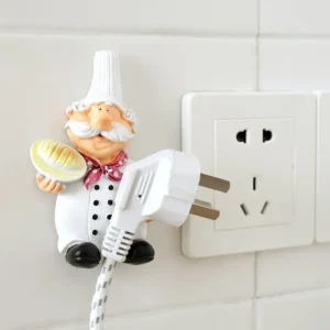 Wall Hook Rack Hanger-Cute Power Plug Hook