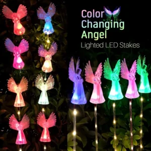 🔥  40% OFF- Memorial Gifts Solar-Powered Angel Lights
