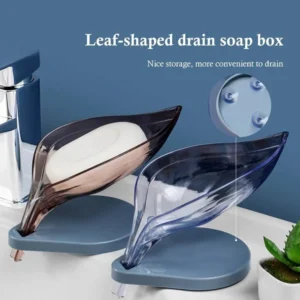 Leaf Shape Drain Soap Box