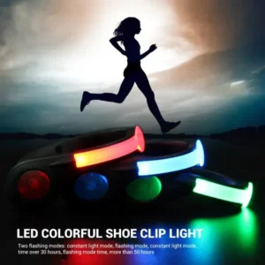 LED Shoes Clip Lights USB Charging Safety Clip Lights for Running Jogging Walking Biking