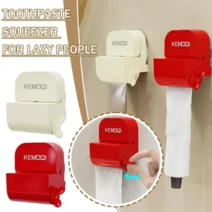 Toothpaste Squeezer, Wall-Mounted Suction Cup Toothpaste Dispenser
