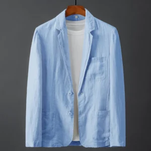Calou Minimalist Linen Blazer