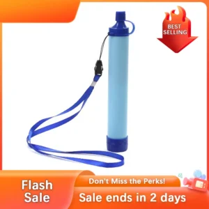 💥Personal Straw Water Filter for Camping, Hiking, Survival, Emergency, Travel，Best gifts