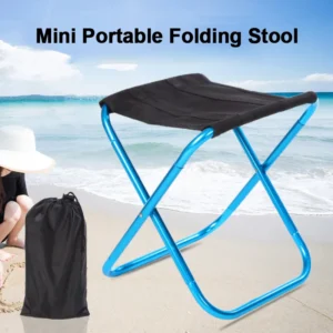 Ultra-Lightweight Folding Camping Stool – Compact, Durable & Adventure-Ready!