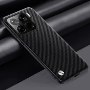 📣Solid color leather case