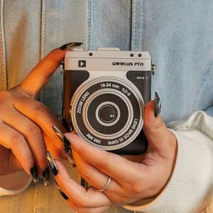 📸 Camera Design Retractable Hinge Full Protective Case