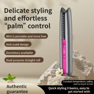 Portable 2-in-1 Wireless Flat Iron
