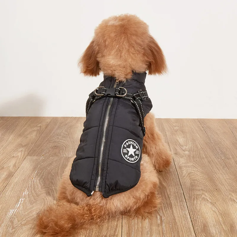 🎅Waterproof Winter Dog Jacket with Built-in Harness - Image 20