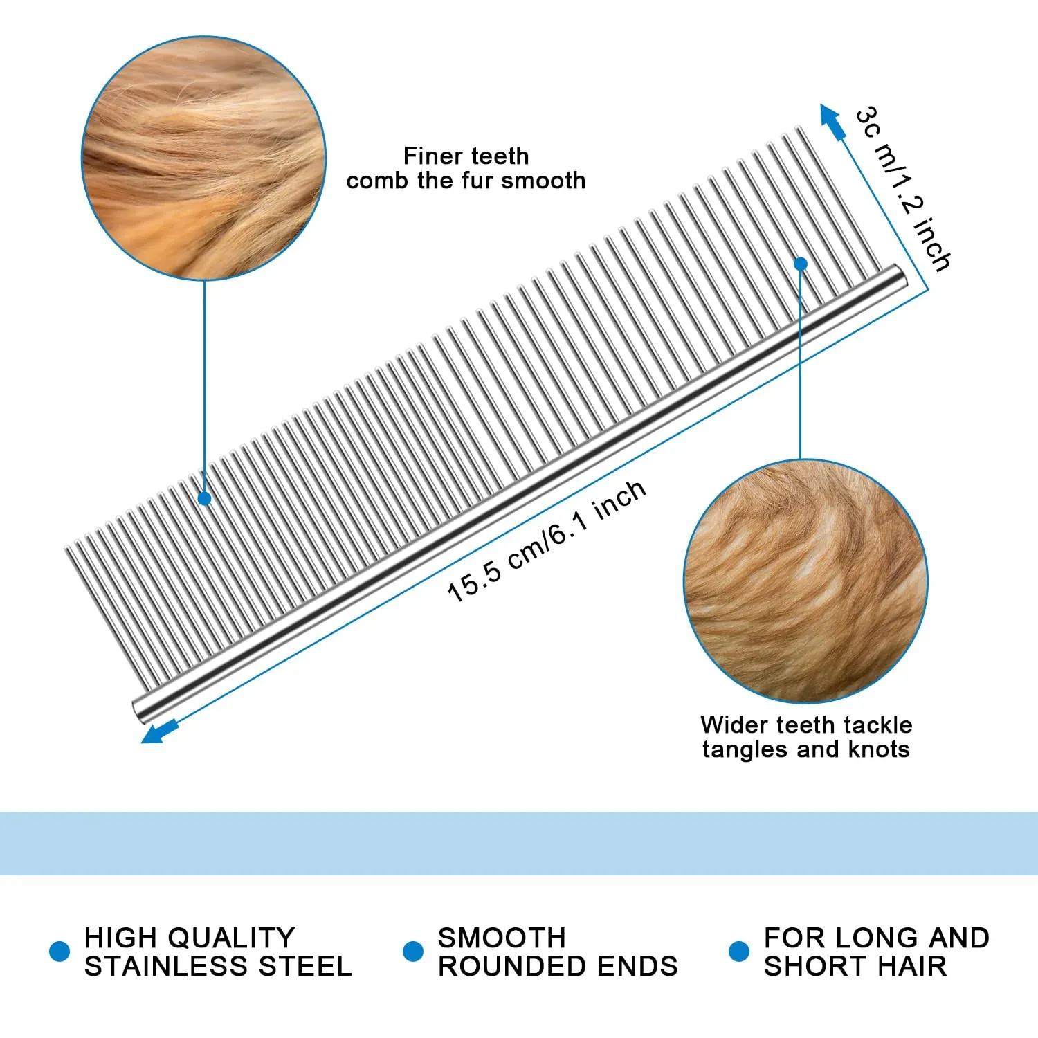 🐾 Professional Deshedding Tool for Dogs & Cats – Gentle, Efficient & Fur-Free Home ✨💖 - Image 12