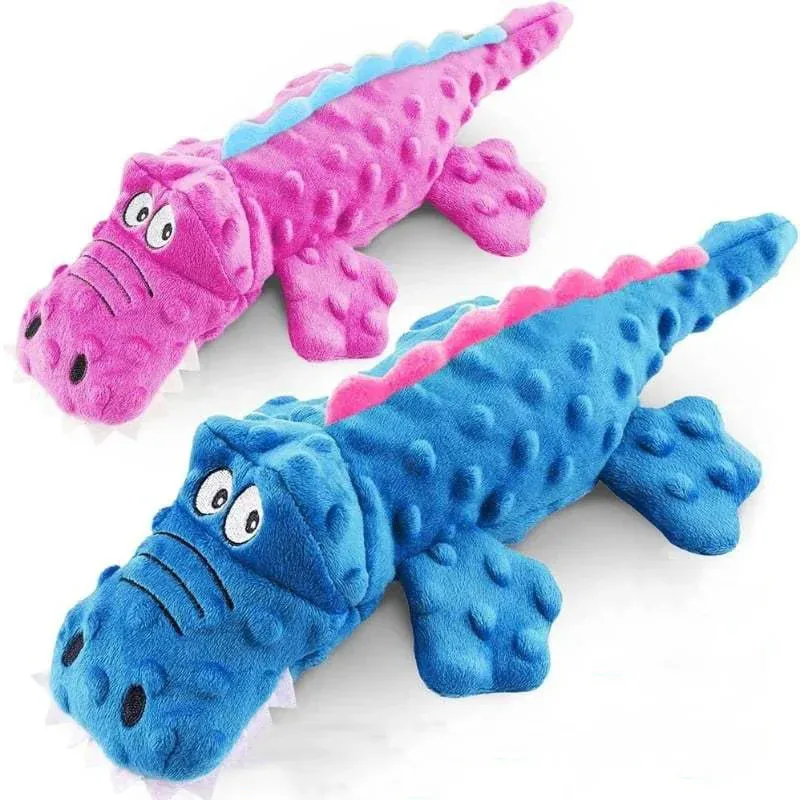 🎉Squeaky crocodile plush for aggressive chewers🐾 - Image 10