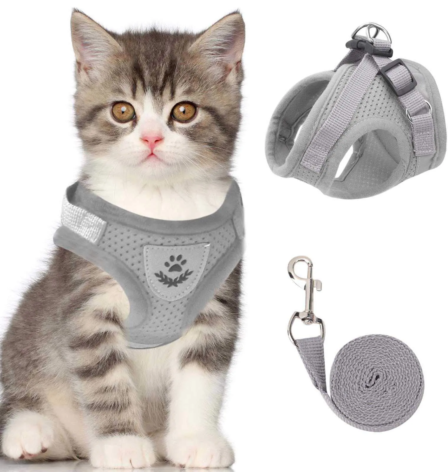 Adjustable Breathable Luminous Purrfect Feline Freedom Harness - Image 3